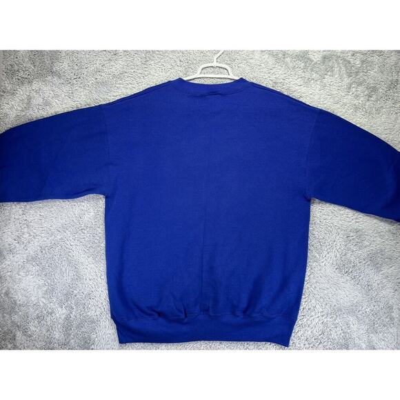 Vintage NFL NY New York Giants Blue‎ Crewneck Adult Large Sweatshirt 90's Y2K - Picture 5 of 8
